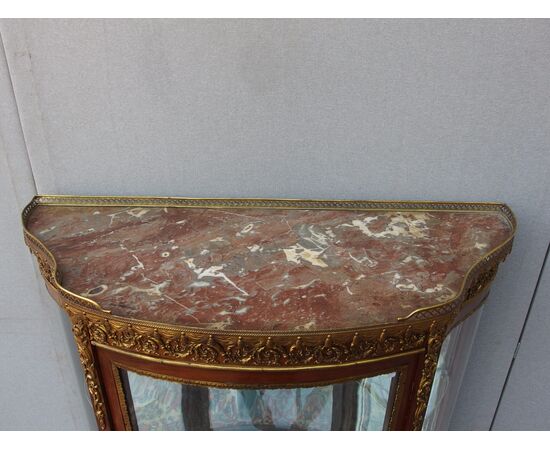 VETRINA STILE NAPOLEONE III EPOCA 800 Cm L86xP35xH159