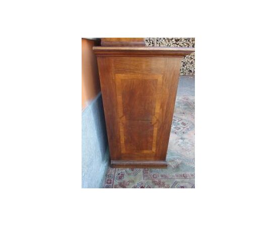 CREDENZA A DUE CORPI LASTRONATA EPOCA PRIMI 800