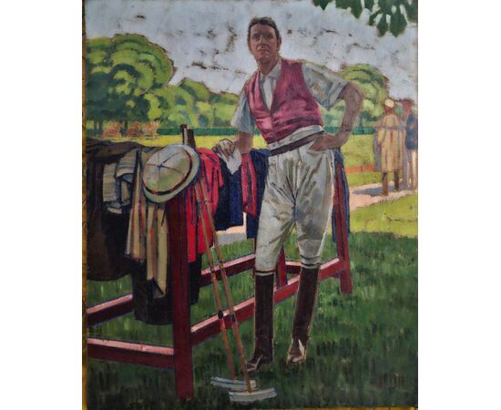 RITRATTO IN COMPLETO POLO DEL PRINCIPE LÉON RADZIWILL