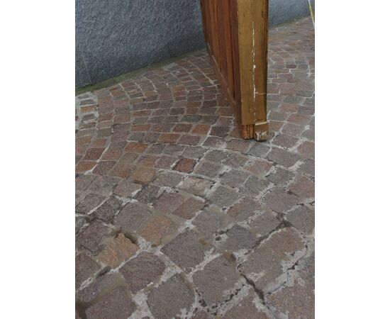 SPECCHIERA-CAMINIERA DORATA STILE IMPERO EPOCA 800 FRANCIA cm L 111xH156