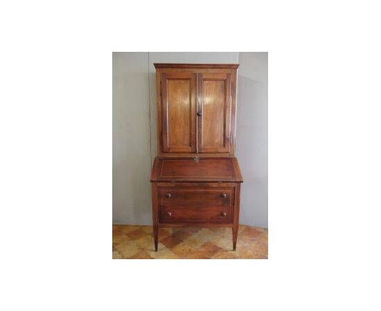 TRUMEAU STILE LUIGI XVI IN NOCE ITALIANO EPOCA 800 cm L 85xP48xH184