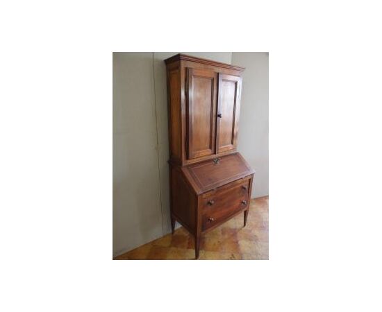 TRUMEAU STILE LUIGI XVI IN NOCE ITALIANO EPOCA 800 cm L 85xP48xH184