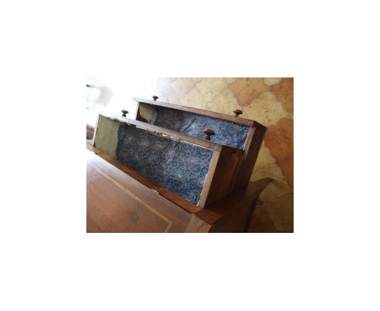 TRUMEAU STILE LUIGI XVI IN NOCE ITALIANO EPOCA 800 cm L 85xP48xH184