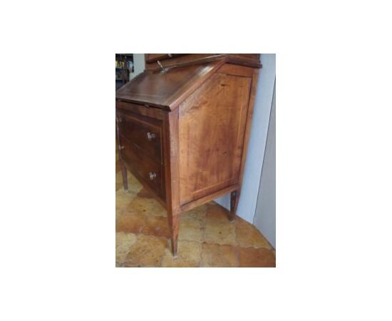 TRUMEAU STILE LUIGI XVI IN NOCE ITALIANO EPOCA 800 cm L 85xP48xH184