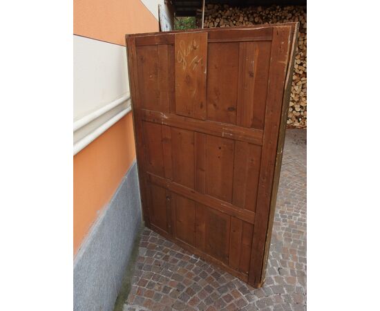 SPECCHIERA-CAMINIERA DORATA STILE IMPERO EPOCA 800 FRANCIA cm L 111xH156