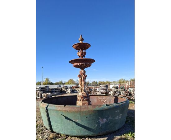 Cast iron fountain