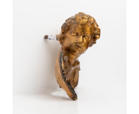 Gilded wooden angel - O/7282 -