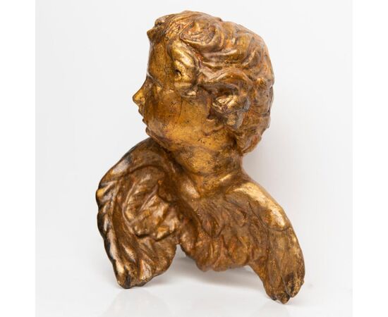 Gilded wooden angel - O/7282 -