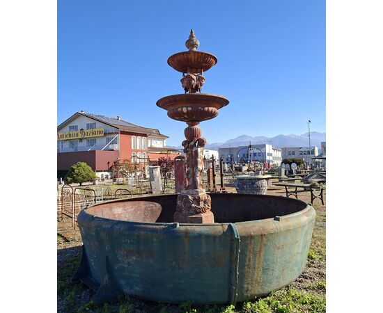 Cast iron fountain