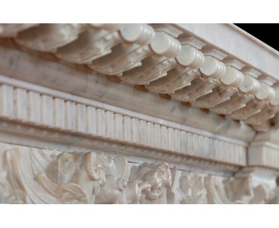 Important neo-Renaissance fireplace, 19th century