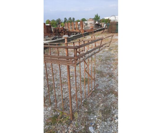 Iron balcony railing