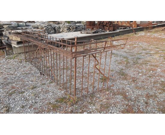 Iron balcony railing