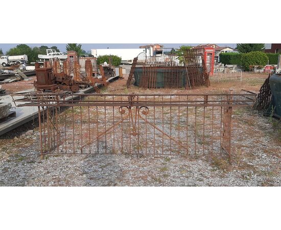 Iron balcony railing