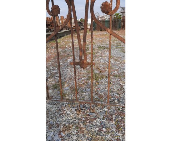 Iron balcony railing