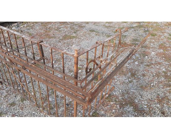 Iron balcony railing