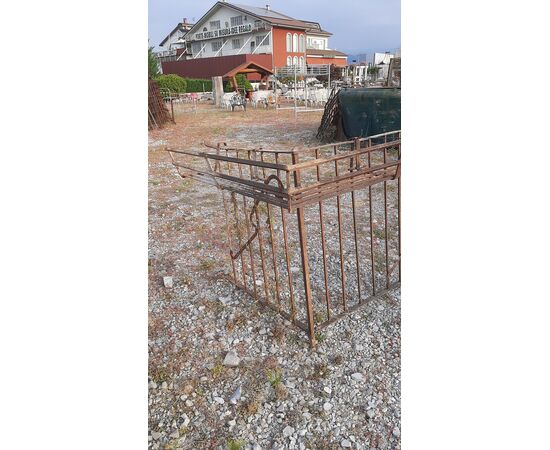 Iron balcony railing