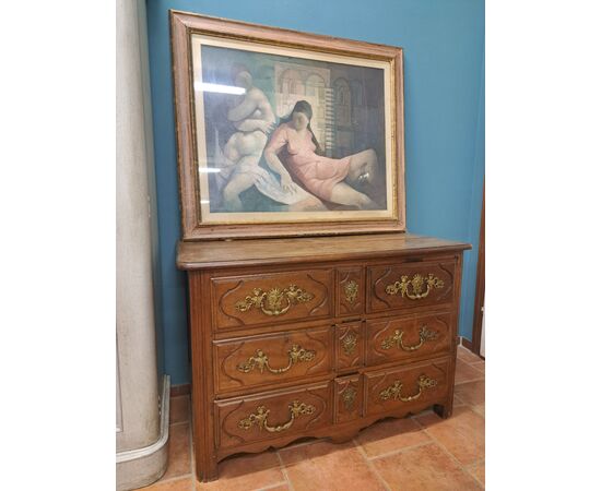 18th century walnut chest of drawers