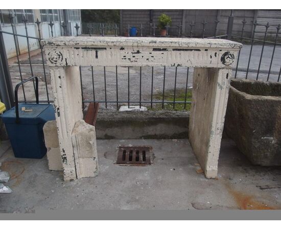 CAMINO IN PIETRA DELLA BORGOGNA STILE LUIGI XVI