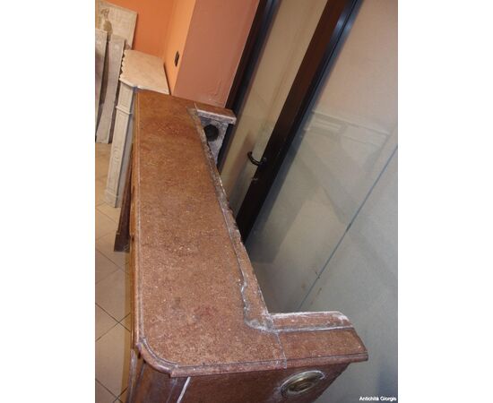 STONE FIREPLACE EARLY 1800s FRANCE cm L162xW56xH114