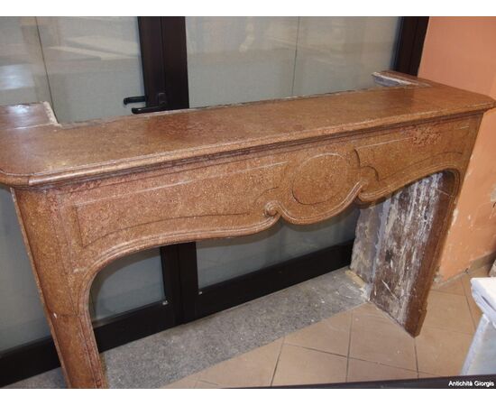STONE FIREPLACE EARLY 1800s FRANCE cm L162xW56xH114