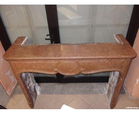 STONE FIREPLACE EARLY 1800s FRANCE cm L162xW56xH114