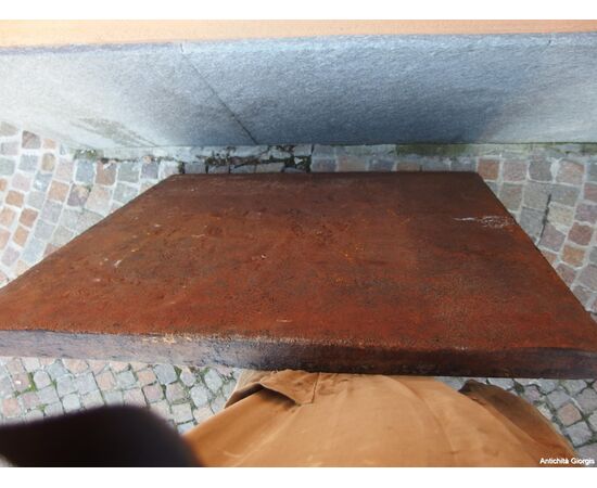 ANTICA PIASTRA DA CAMINO IN GHISA EPOCA 700 cm 87xH89xP5 ANTICA PIASTRA DA CAMINO IN GHISA EPOCA 700 cm 87xH89xP5