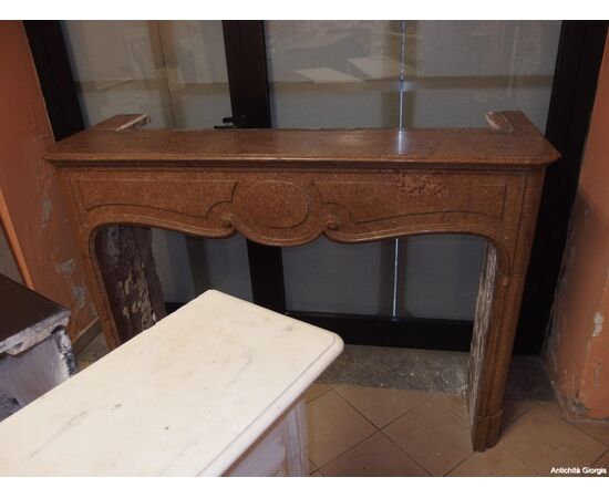 STONE FIREPLACE EARLY 1800s FRANCE cm L162xW56xH114 STONE FIREPLACE EARLY 1800s FRANCE cm L162xW56xH114