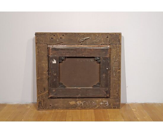 DIPINTO CON SCENA DI CACCIA META’ XVIII SECOLO DIPINTO CON SCENA DI CACCIA META’ XVIII SECOLO