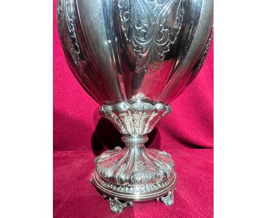 800 silver vase h, cm 44