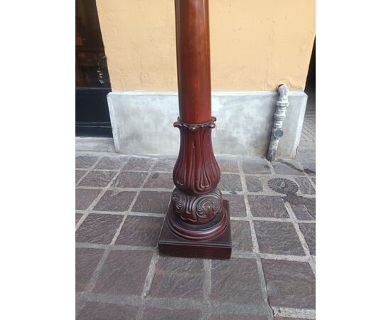 Solid mahogany pedestal
