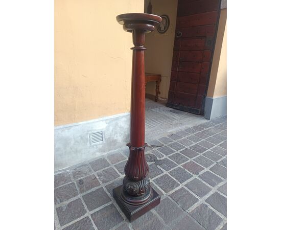 Solid mahogany pedestal