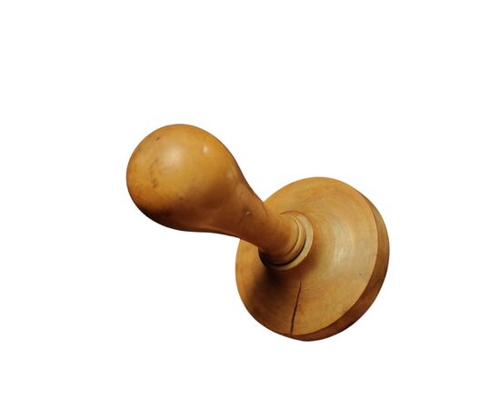 Bella marca per il burro cilindrica con manico tornito decoro cacciatore Bella marca per il burro cilindrica con manico tornito decoro cacciatore