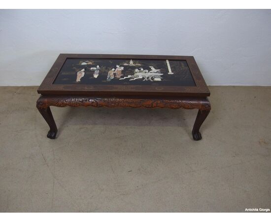 TAVOLINO DA SALOTTO BASSO LACCATO CINA