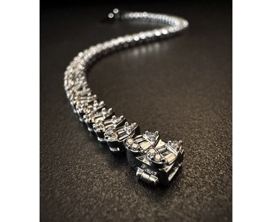 Bracciale  a  goccie  con  Diamanti