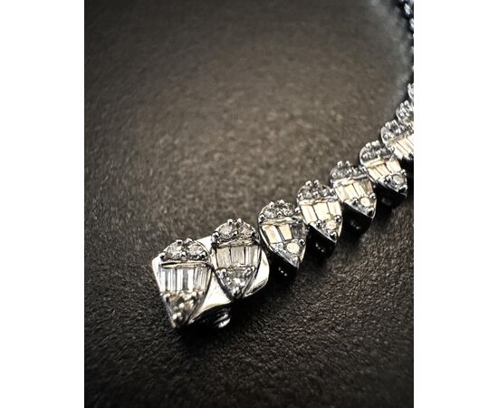 Bracciale  a  goccie  con  Diamanti