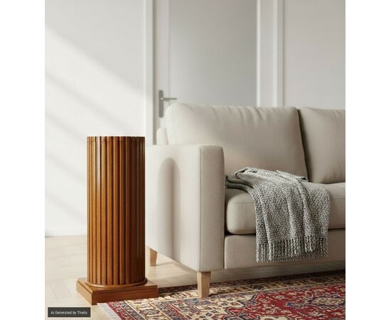 Colonna in noce, XIX secolo