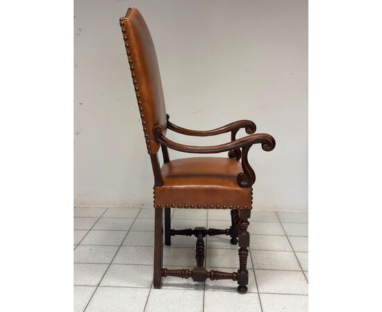 Louis XIV bobbin armchair. Emilia 17th century