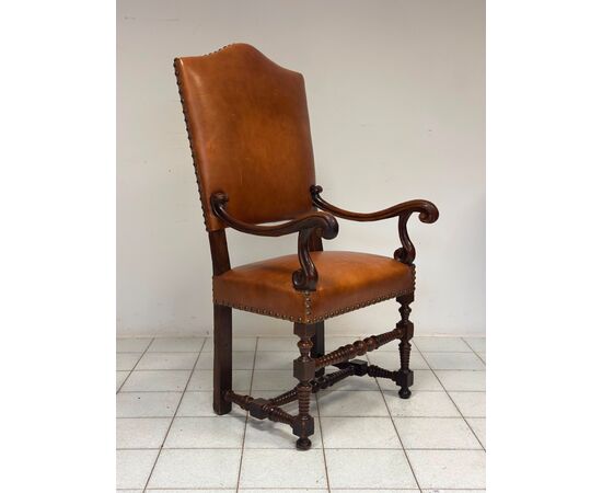 Louis XIV bobbin armchair. Emilia 17th century