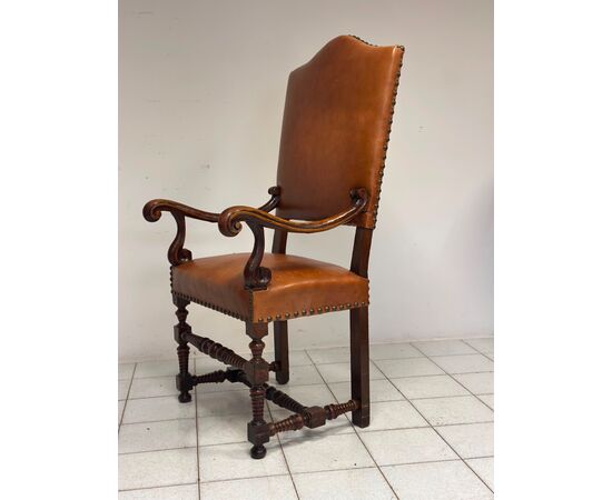 Louis XIV bobbin armchair. Emilia 17th century