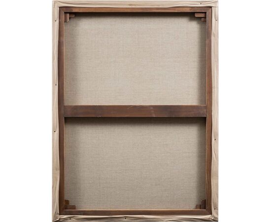 Pittore europeo (fine XIX sec.) - Paesaggio con mucche e gregge di pecore.