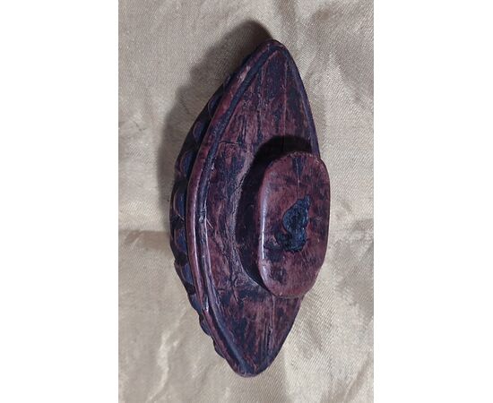 Marca da pane in bosso intagliato Piemonte