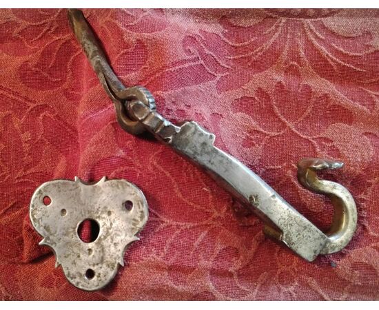 Battente spagnolo in ferro forgiato