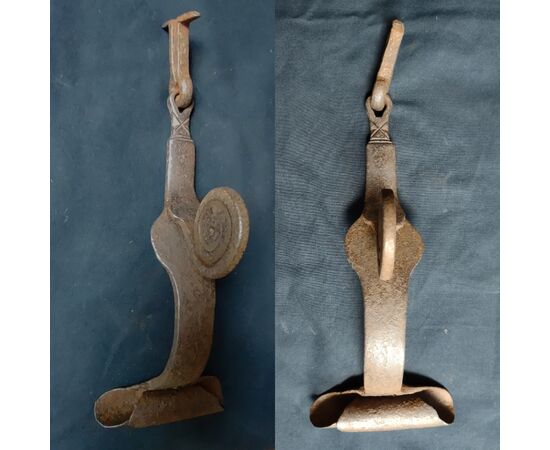 Large 16th-century iron knocker