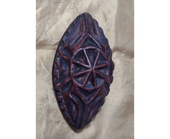 Marca da pane in bosso intagliato Piemonte