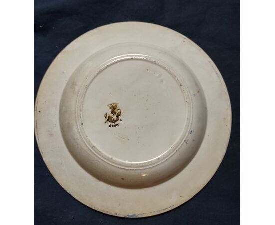 Mondovì Widow Besio and Son Rooster Plate