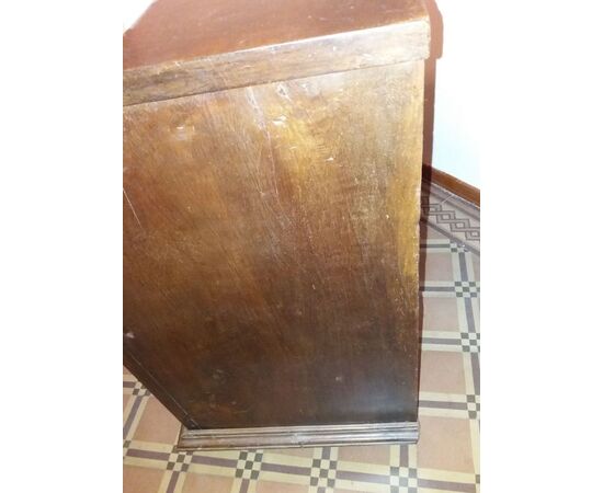 Piedmontese walnut drop-front desk