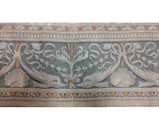 Boiserie dipinte su tela seconda metà XVIII secolo