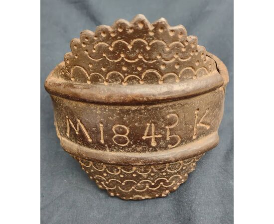 Bel ferro forgiato ed inciso proveniente da un carro trentino