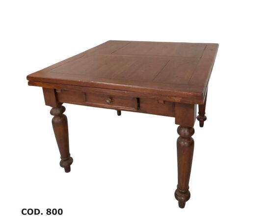 Lotto di 10 Tavoli Rustici Allungabili