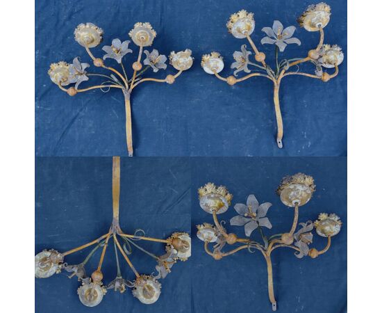 Coppia di applique veneziane XVIII secolo